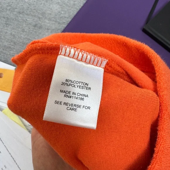 Juicy Couture Orange Flare Pants Size Large - Picture 5 of 5